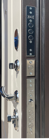 Дверь стальная СТАНДАРТ Дуб английский/Силк тирамиссу (5) металлические входные двери SHELTER shelter