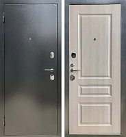 Дверь стальная СТАНДАРТ Антик темное серебро/Дуб филадельфия крем (3)