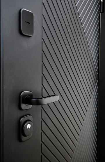 Дверь стальная ВЕКТОР Черная шагрень/Белый матовый металлические входные двери SHELTER shelter