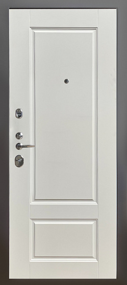 Дверь стальная КОМФОРТ Лофт графит/Силк тирамису (5) металлические входные двери SHELTER shelter