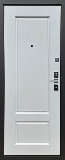 Дверь стальная ПРЕСТИЖ Лофт графит/Силк маус (6) металлические входные двери SHELTER shelter