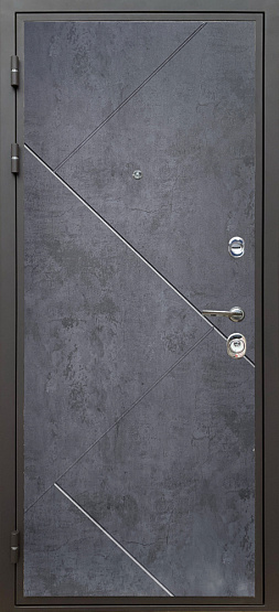 Дверь стальная КОМФОРТ Бетон урбан индиго/Гранит лава лайт (9) металлические входные двери SHELTER shelter