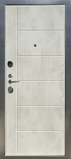 Дверь стальная СТАНДАРТ Антик темное серебро/Бетон крем (11) металлические входные двери SHELTER shelter