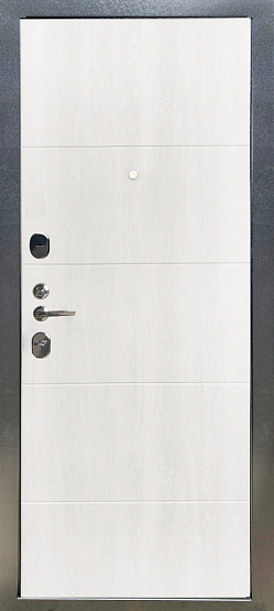 Дверь стальная СТАНДАРТ Антик темное серебро/Дуб филадельфия крем (7) металлические входные двери SHELTER shelter